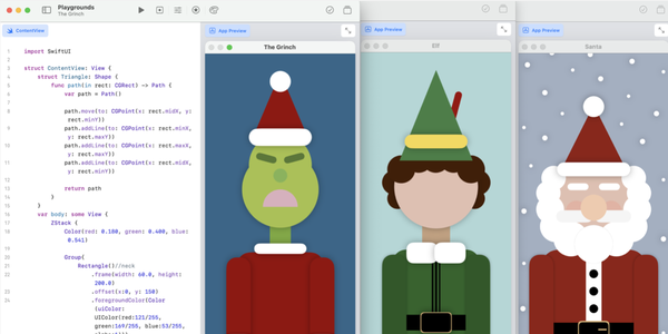 A Christmas Twist on Coding with Build with Stacks and - Apple ...