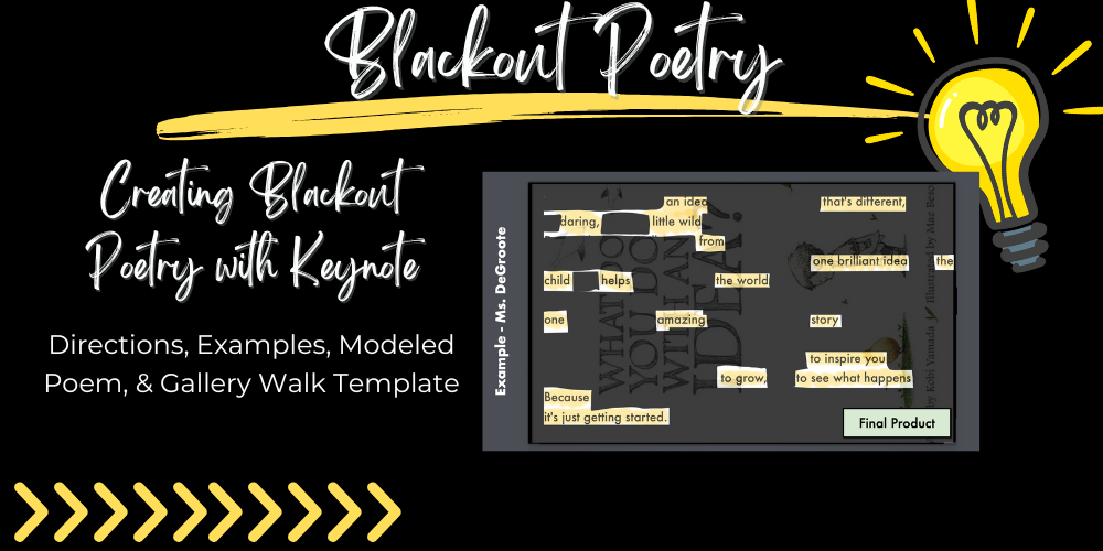 Blackout Poetry Keynote File