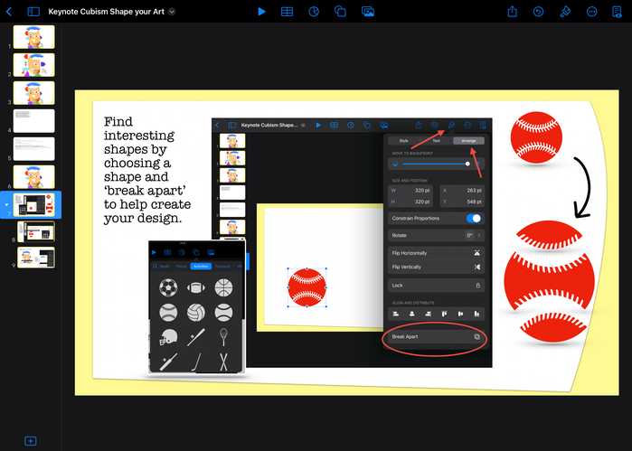 Image of How to ‘Break Apart’ a Shape