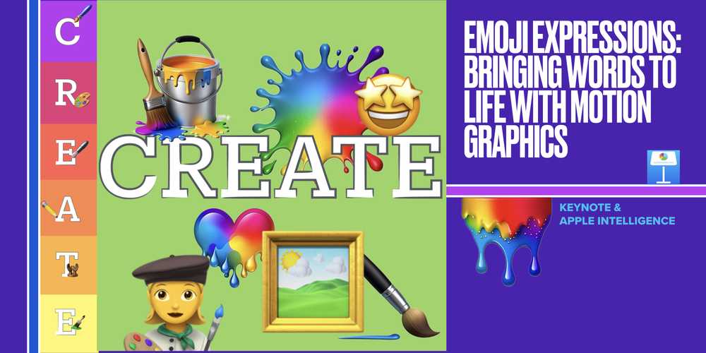 Colorful letters with emoji’s, example of Emoji expression, motion graphic project.