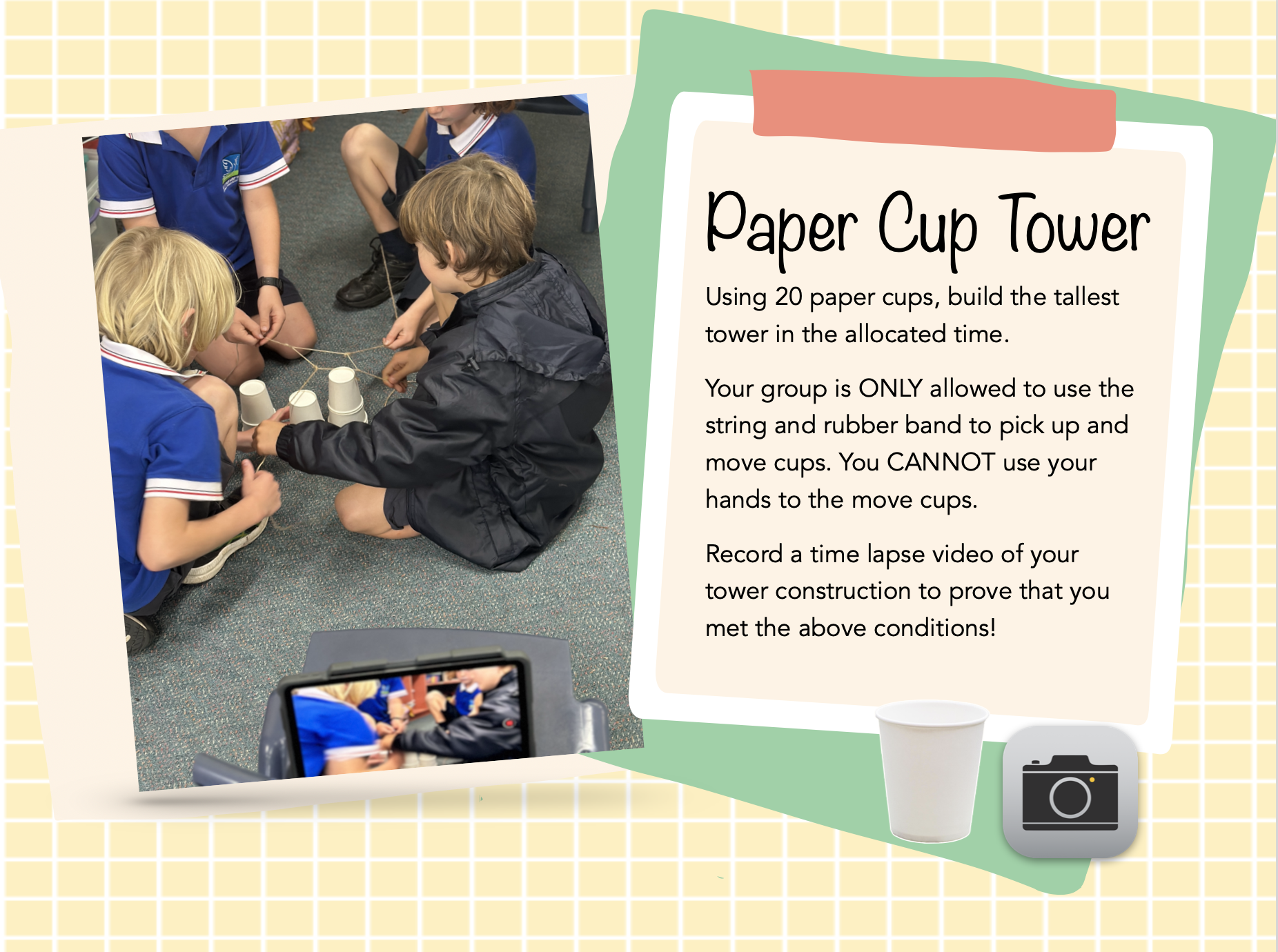 Paper Cup Challenge