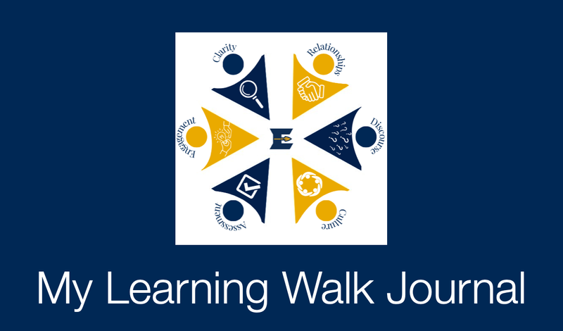 Cover of the Learning Walk Journal