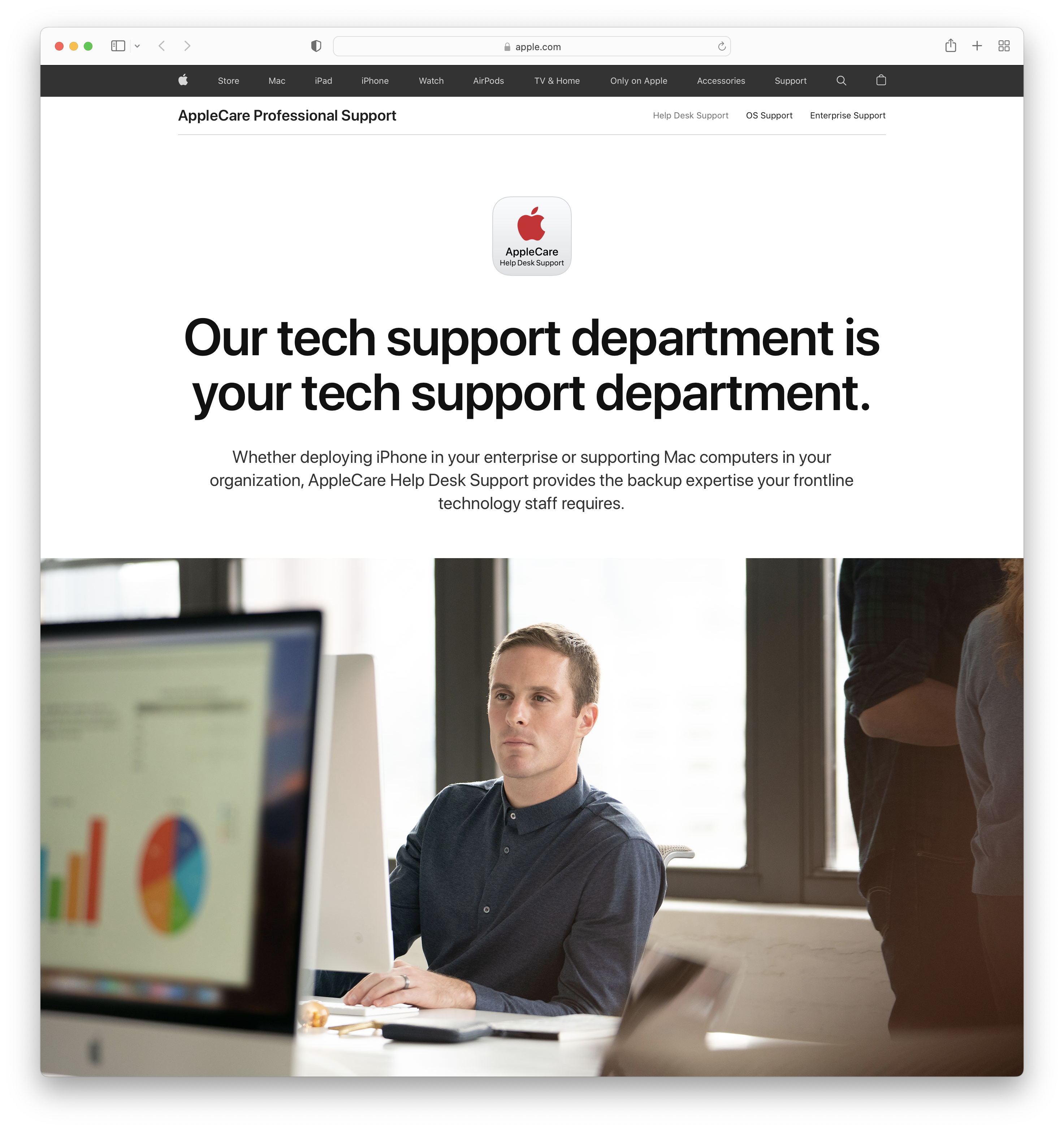 AppleCare Professional IT support