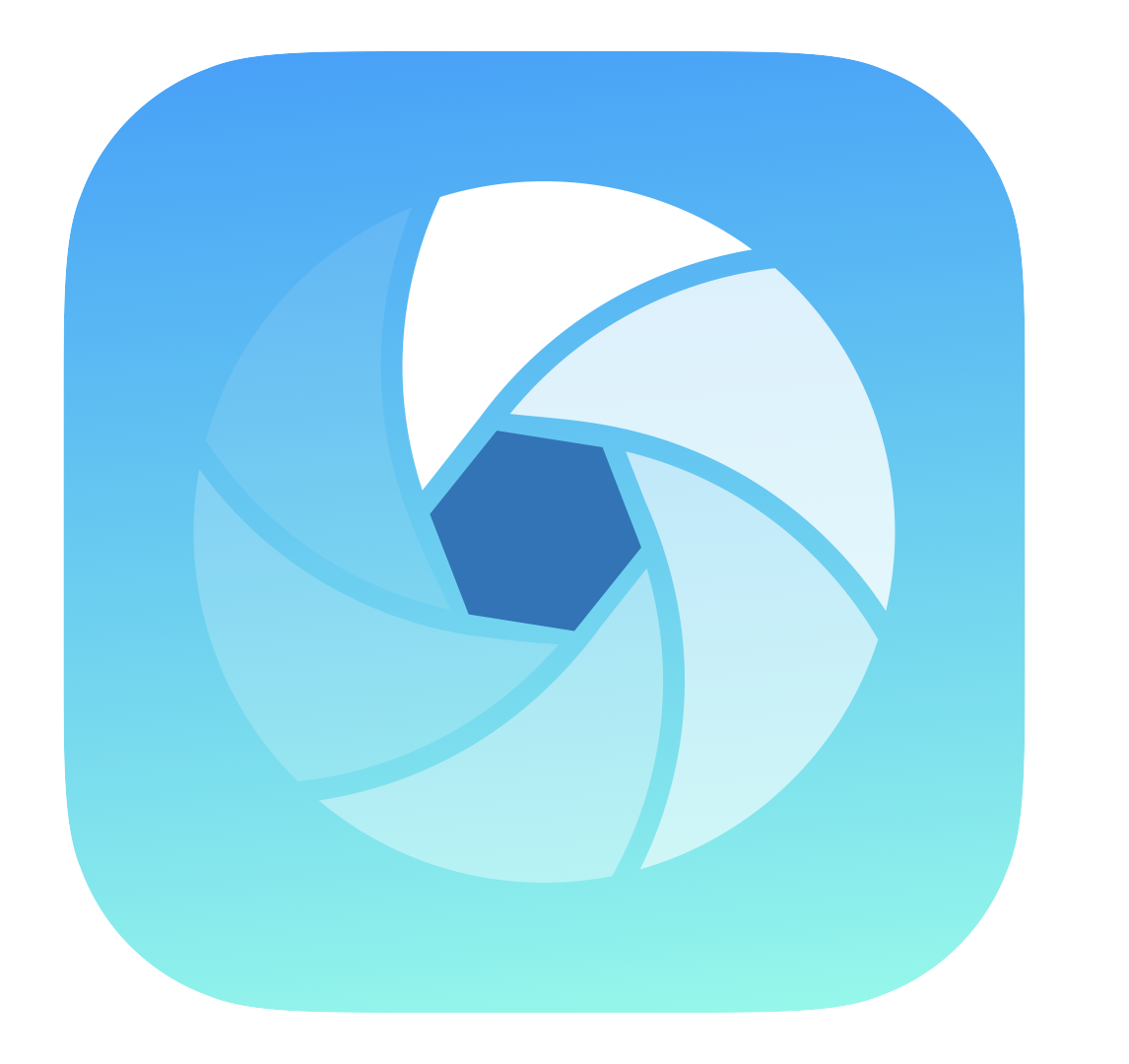 An app icon for a photography app
