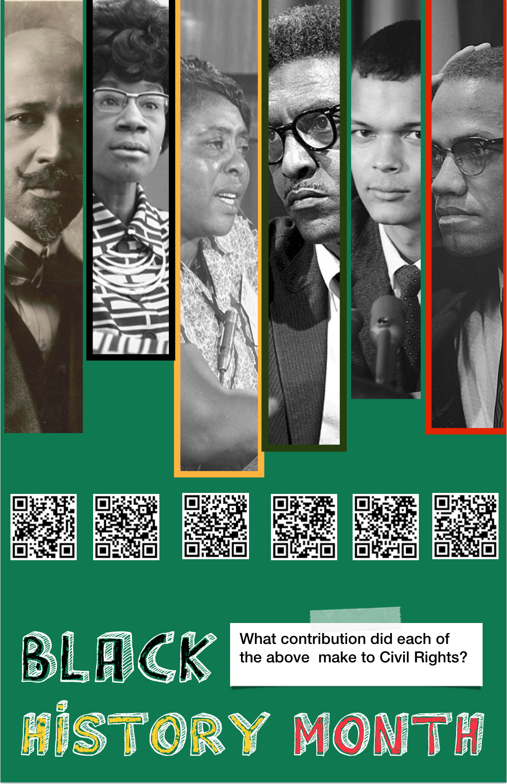 Pages template for Black History Month Door Commemoration 